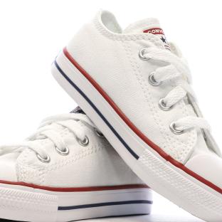 Baskets Blanches Garçon/Fille Converse Chuck Taylor All Star Seasonal vue 7