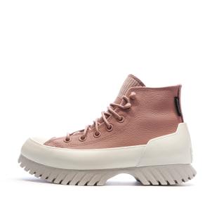 Baskets Roses Femme Converse All Star Lugged vue 2