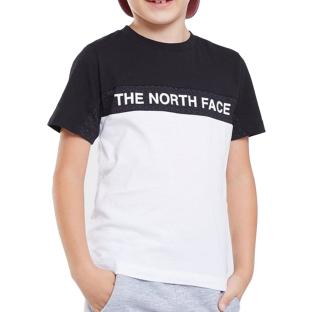 T-shirt Noir/Blanc Garçon The North Face Rochefort pas cher
