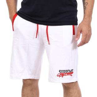 Short Jogging Blanc Homme Supreme Grip Basit pas cher