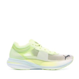 Chaussures de running Jaunes Femme Puma Deviate Nitro Elite vue 2