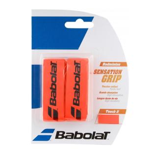 X2 Grip de Badminton Orange Babolat Sensation Grip pas cher