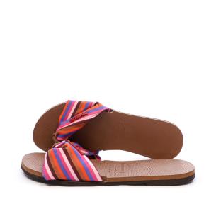 Tongs Rouge/Bleu Femme Havaianas Tropez pas cher