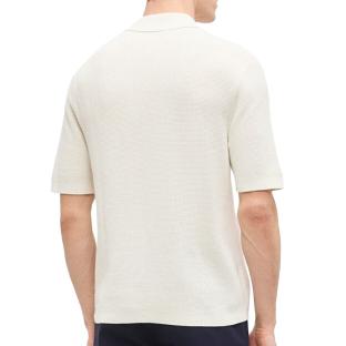 Polo Beige Homme Calvin Klein Jeans Waffle vue 0