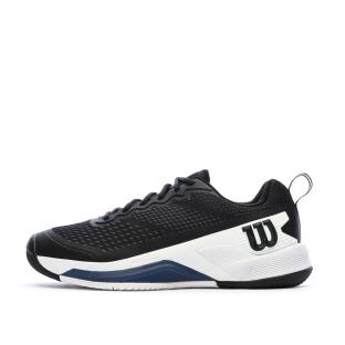 Baskets Noires/Blanches Homme Wilson Rush vue 0