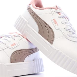 Zapatillas blancas para niña Puma Carina 3.0 ver 0
