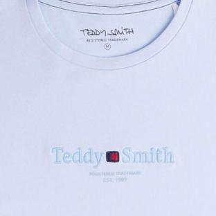T-shirt Bleu Clair Homme Teddy Smith Tjim vue 0