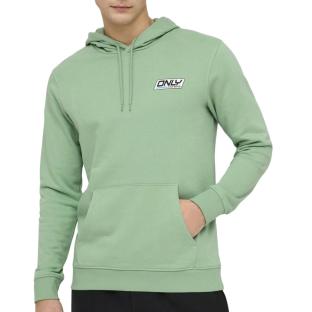 Sweat Vert Homme Only & Sons Print Logo vue 0