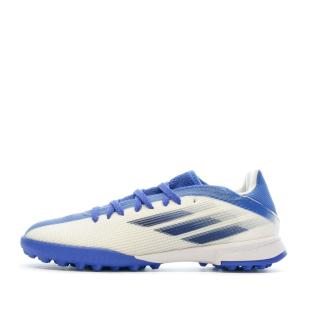 Chaussures de Futsal Bleu/Blanc Garçon Adidas X Speedflow.3 Tf J pas cher