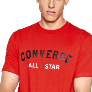 T-shirt Rouge Homme Converse 3260 vue 3