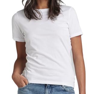 T-shirt Blanc Femme G-Star Raw Core vue 0