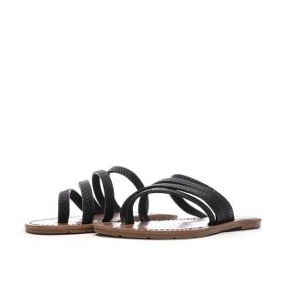 Sandales Noires Femme Chattawak ROXANNE vue 6