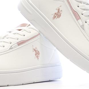 Sneaker Weiß/Pink Damen US Polo ASSN ARIS Ansicht 0