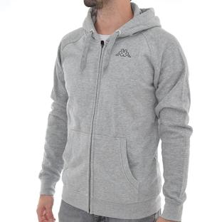 Sweat Zippé Gris Homme Kappa Jack Slim Jacket pas cher