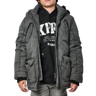 Blouson Noir Garçon Kaporal MUN pas cher