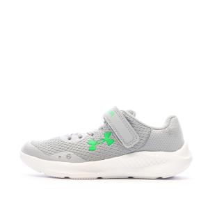 Baskets Grises Enfant Under Armour Bps Pursuit 3 Ac pas cher