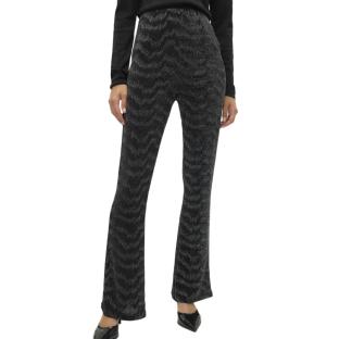 Pantalon Noir/Argenté Femme Vero Moda Lucy Hw Glitter vue 0