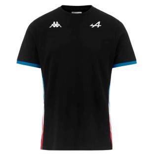 T-shirt Noir Homme Kappa Adirend pas cher