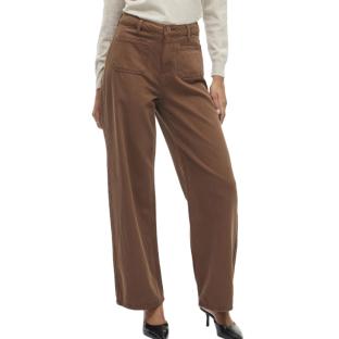 Jean Large Marron Femme Vila Vicazo Wide vue 0