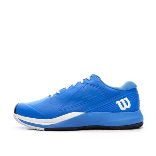 Chaussures de tennis Bleu/Blanches Homme Wilson Rush Pro pas cher