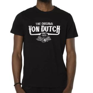 T-shirt Noir Homme Von Dutch Drive pas cher