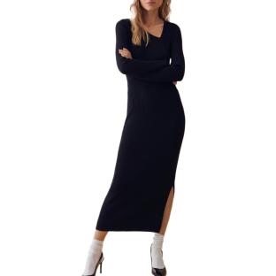 Robe Longue Noir Femme Vila Nelly pas cher
