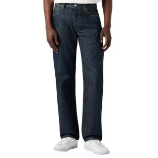 Jean Bleu Foncé Homme Levi's 501 Levis Original Fit pas cher