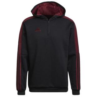 Sweat Noir/Rouge Homme Adidas Tiro vue 3