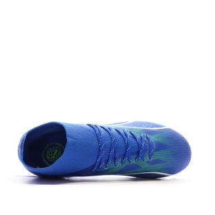Chaussures football Bleu Roi Garçon Puma Ultra Pro vue 4