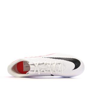 Chaussures de Foot Blanc/Rouge Homme Nike Vapor 15 Club FG/MG vue 4