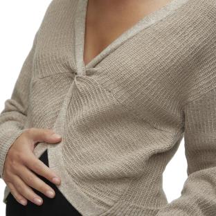 Pull de Grossesse Beige Femme Mamalicious Lems vue 3