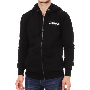 Sweat zippé Noir Homme Supreme Grip Duane pas cher