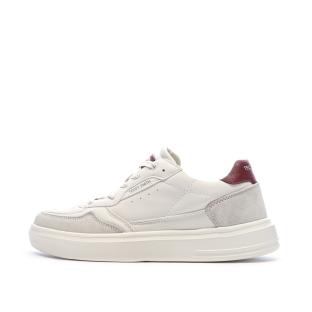 Teddy Smith Men's White/Bordeaux Sneakers 120004 Photo of the Espace des Marques %store% store - view of %key%