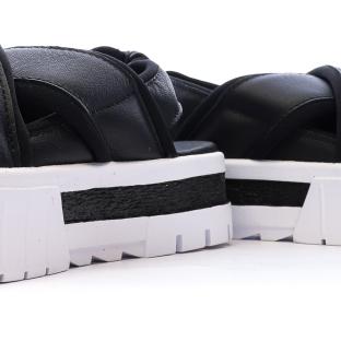 Sandales Noires Femme Puma Mayze vue 7