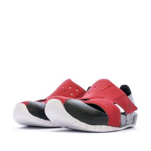 Sandales Rouges Garçon Nike Jordan Flare vue 6