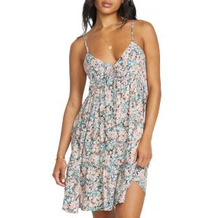 Robe Noir à Fleurs Femme Billabong See You There vue 0