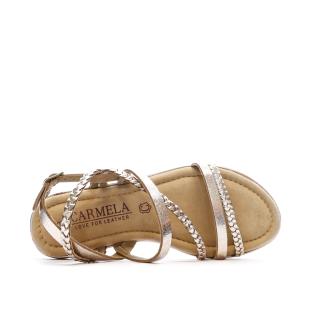 Sandales Dorées Femme Carmela ORO vue 0