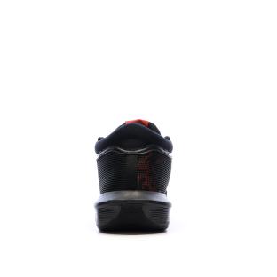 Chaussures de basketball Noires/Rouges Homme Nike Lebron vue 3