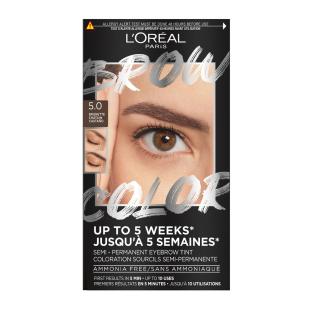 Brow Color Coloration Sourcils Semi-Permanente L'Oréal Paris 5.0 Brunette vue 0
