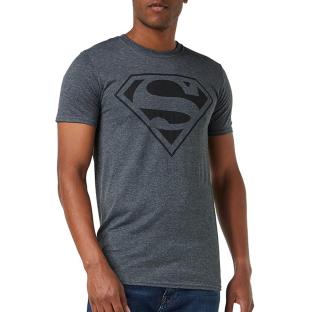 Camiseta gris para hombre «Comics Mono Superman» ver 0
