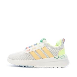 Baskets Blanches Fille Adidas Racer Tr21 I pas cher