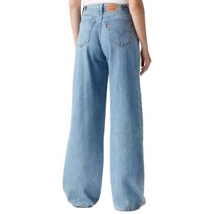 Jean Bleu Clair Femme Levi's Cinch Baggy Indigo vue 0