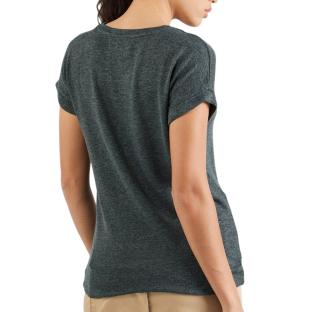 T-shirt Fluide Vert Femme Vero Moda Brianna vue 3