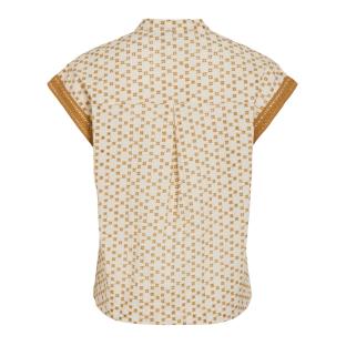 Camiseta beige/amarilla para mujer de Vila Visumira ver 0