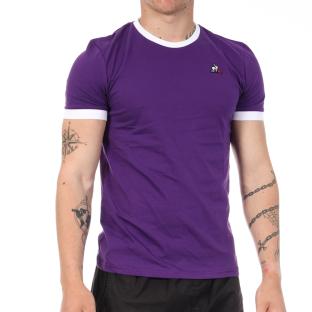 T-Shirt Violet Homme Le Coq Sportif Tee vue 0