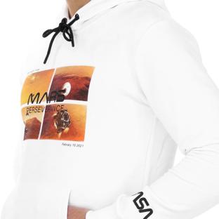 Sweat Capuche Blanc Homme Nasa 08H vue 6