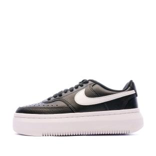 Baskets Noir/Blanc Femme Nike Court Vision Alta vue 0