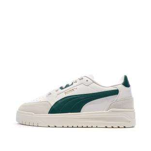 Baskets Blanc/Vertes Homme Puma Shuffle vue 0
