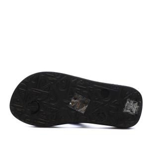 Tongs Noir/Orange Garçon Quiksilver Java Quik vue 2