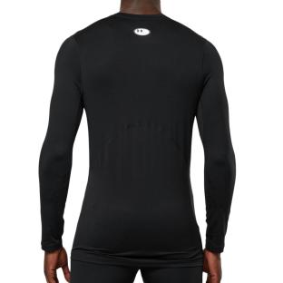 T-shirt Manches Longues Noir Homme Under Armour Fitted vue 2